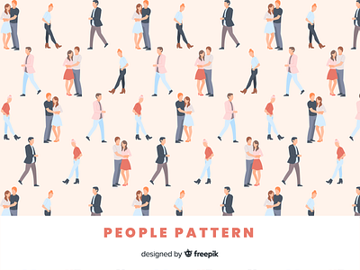 People Pattern background couple group human man men pattern people person walking woman