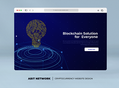 ABIT NETWORK - Cryptocurrency website design adobe xd blockchain cryptocurrency responsive user interface web web design web develpment website website design