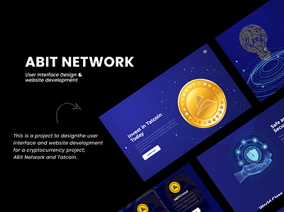 ABIT Network - User Interface & Web Design adobe xd blockchain crypto cryptocurrency cryptocurrency website ui user experience user interface web web design website