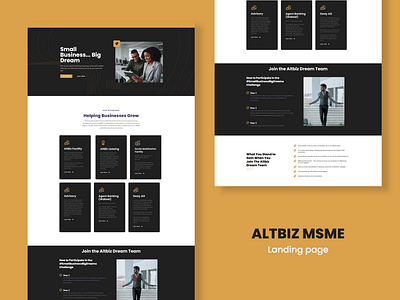 Altbiz Finance Landing Page