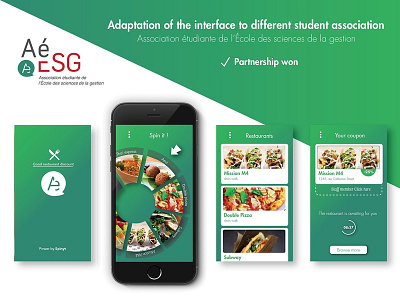 Spinyt - The food app design illustrator marketing startup ui ux