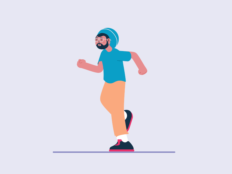 Run Cycle animation character animation design illustration motion design runcycle