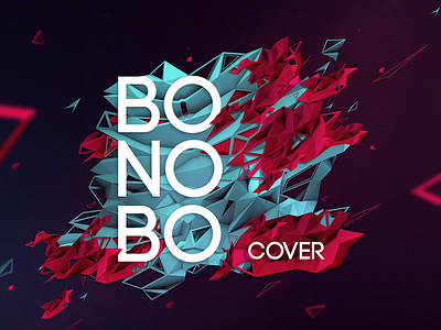 Cover 3d bonobo cover low poly moek music postproduction
