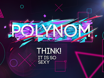 Polynom 3d abstract cinema 4d impressive low poly monk photoshop polygons triangles