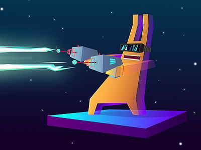 Cosmic patrol affinity affinitydesigner antonmoek character characterdesign digitalart drawing illustration lowpoly polygonal polygons vectorgraphics