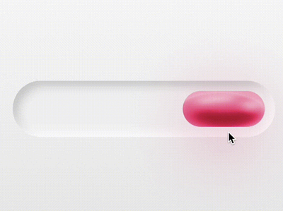 Pink slide animation ui