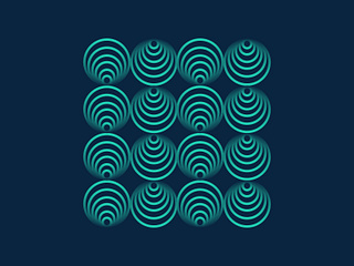 Browse thousands of Circle Pattern images for design inspiration | Dribbble