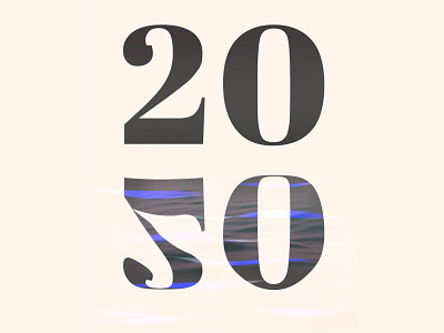 2020 2020 design gradient illustration minimal newyear reflect vector