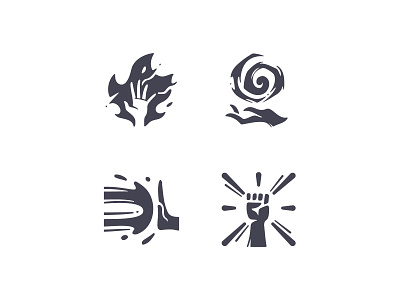 Magic hand RPG icons beam dnd fantasy fire game hand icon icons illustration light magic magician rpg shiny skill spell witch wizard