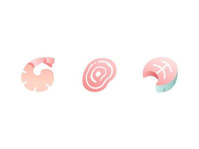 Barbecue and hot pot barbecue bbq cooking fish flat fresh hotpot icon icons illustration meal meat pork raw shrimp