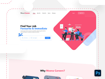 Job Listing Platform Web Design