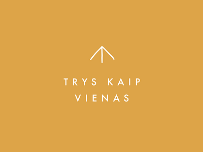 trys kaip vienas | three as one graphicdesign kids logo lines logo logodesign logodesigner minimal logo minimalism