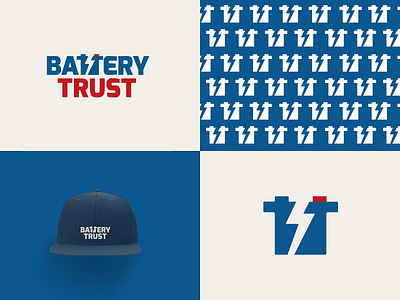 Battery Trust blue brand branding design graphic design identity logo vector