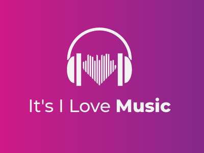 I love music design digital digital illustration drawing illustrator logo love minimal music vector