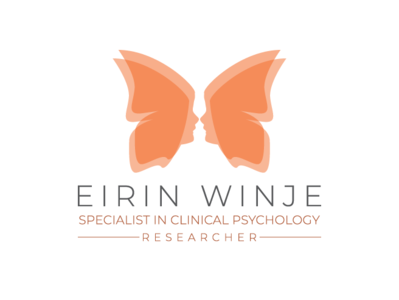 Eirin branding butterfly design digital digital illustration drawing illustration illustrator logo minimal orange psychology vector