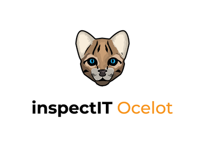 Inspectit ocelot animal branding cat cute design digital digital illustration drawing illustration illustrator italia logo minimal ocelot pet vector