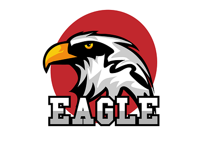 Eagle eagle illustration logo