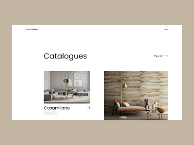 Bruno Tarsia Catalogues architect architecture clean corporate design elegant furniture interior layout minimal modern site swiss typography ui ux web web design website