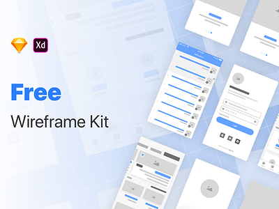 Free Wireframe Kit For Sketch & Adobe XD