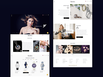 E-commerce platform for a brand that sells jewelry.