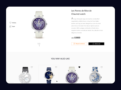 E-commerce platform for a brand that sells jewelry.