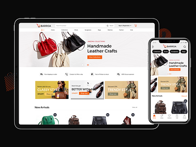 E-commerce Website and Mobile App app creative design ecommerce mobile app ui ux web