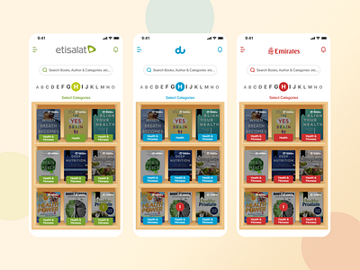 Bookshelf and Book Details Concept app bookshelf creative design shelf ui ux