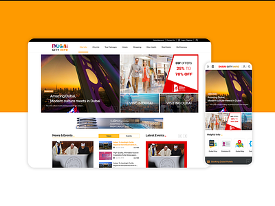 Daily News Responsive Website design development news ui ux website