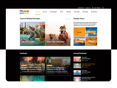 Daily News Responsive Web Application creative design news ui ux websiote