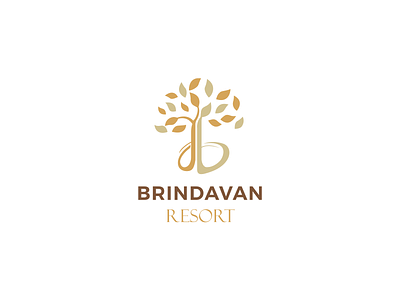 Brintavan Logo Design branding brown creative design ill illustration logo resort resort branding trending