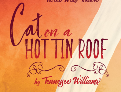 Cat on a Hot Tin Roof cat on a hot tin roof design play play poster poster theater theatre