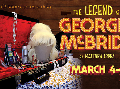 The Legend of Georgia McBride design play poster poster theater theatre