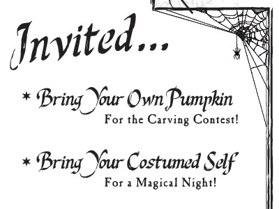 Halloween Party Invitation halloween invitation invite