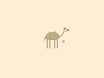camel branding design icon illustration logo vector