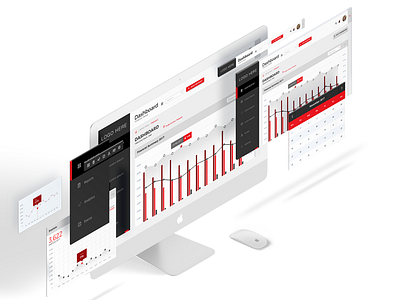 Dashboard Mockup cart corporate dashboard design graph ui