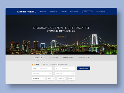 Airline Landing Page