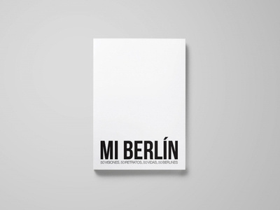 Mi Berlin Book editorial design editorial layout typography vector