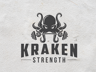 Kraken gym logo brand identity graphicdesign gym gym logo icon kraken logo logodesign octopus logo