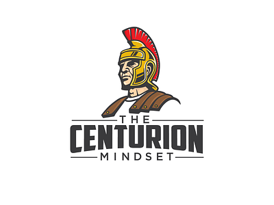 Centurion logo branding centurion design graphicdesign helmet illustration logo logo design roman soldier typography warrior