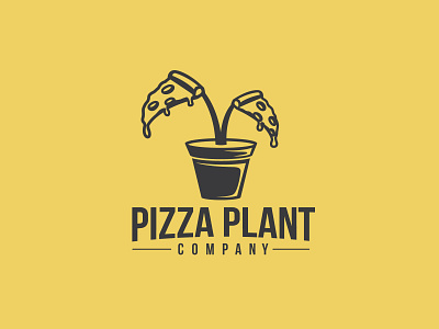 pizza plant branding classic design graphic design graphicdesign logo logo design logodesign logotype pizza pizza logo plant vector vector illustration