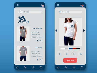 Active wear app app apparel application brand identity branding graphicdesign mobile app mobile ui sportswear ui uiux userinterface