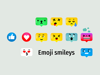 Emoji smileys experimental design emoji emotions experiment illustraion smiley