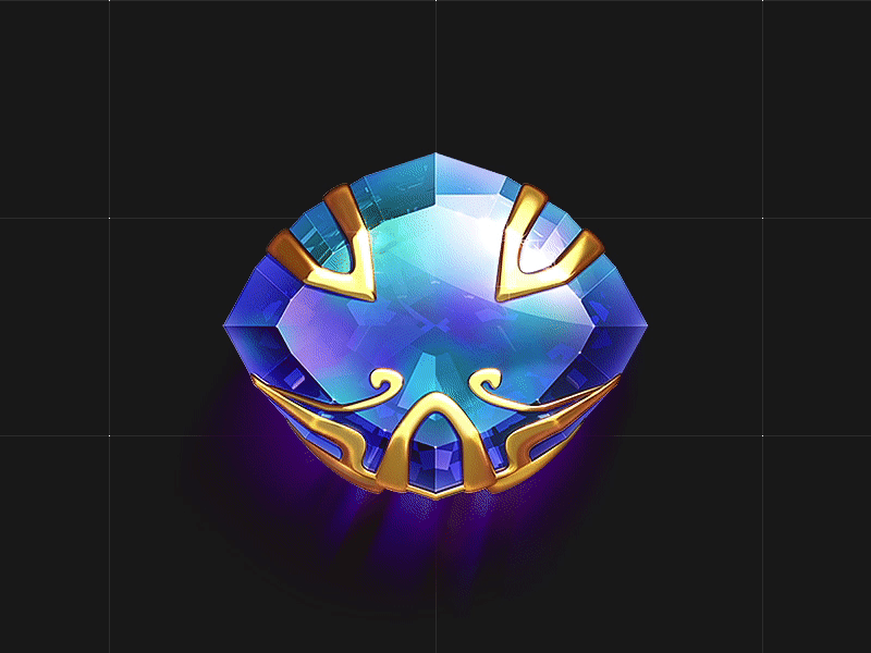 The Grand (ၜ﹏ၜ) Illusion 2d animation art bloom brilliant crystal design diamond flash game gem glitter gloss glow illusion jewel motion graphics shine stone