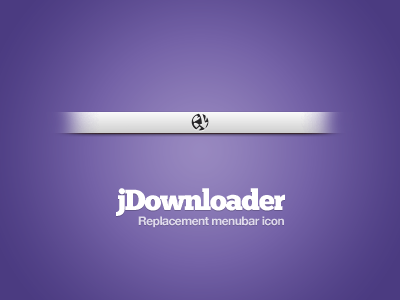 jDownloader Menubar replacement jdownloader menubar replacement