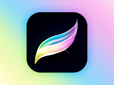 Procreate Competition Entry 3d app icon iphone procreate ui