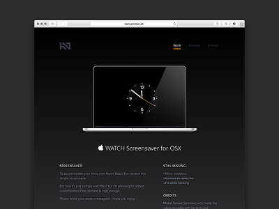 Apple Watch OS X Screen Saver apple apple watch os x screensaver