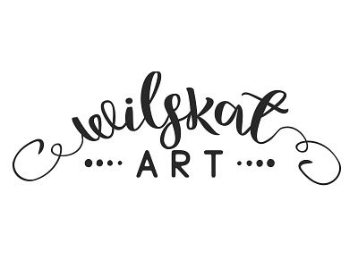 WilsKat Art Logo art craft design handmade logo