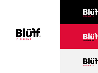 Blüff interactive identity logo