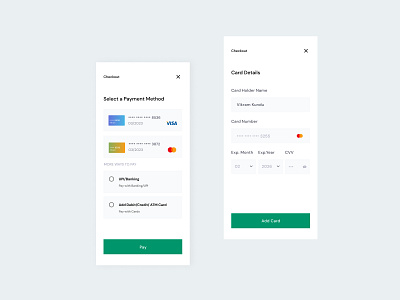 Payment Method/Add Card app design e commerce icon typography ui ux