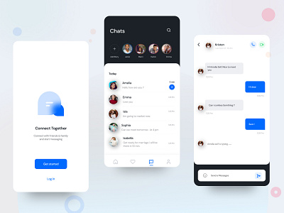 Chat App  UI Screen Design